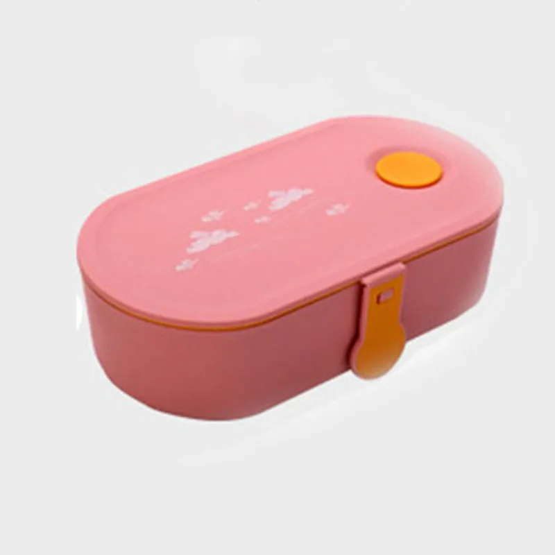 Single product Pink ONEUP японский стиль Ланч-бокс экологичный Bento box Герметичный пищевой контейнер Microwavable термо-контейнер для еды - Цвет: Single product Pink