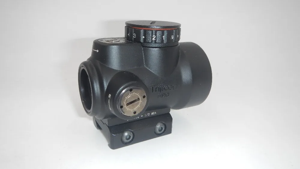 Черный Trijicon MRO Red Dot и ночного видения точка зрения оптический прицел тактический подходит 20 мм прицел крепление для охотничьей винтовки