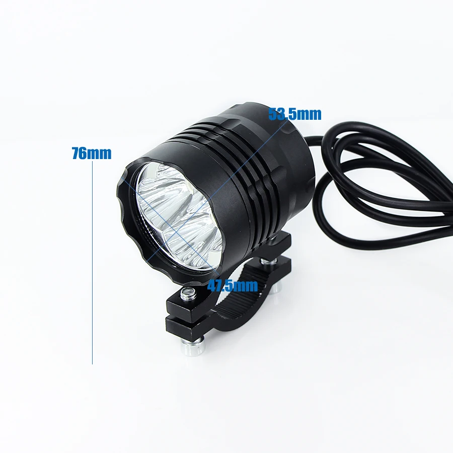 Пара светодиодных фар для мотоцикла мини размер передняя вспомогательная лампа