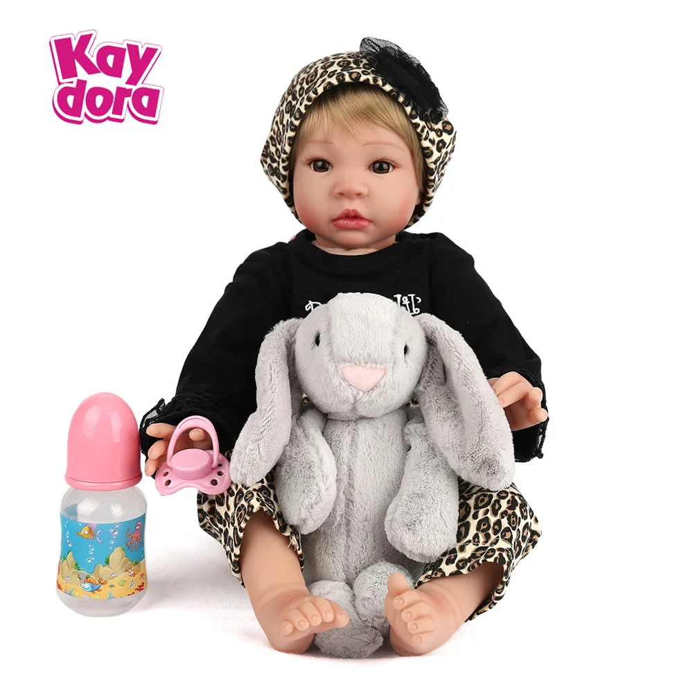 KAYDORA 22 дюйма 55 см силиконовые куклы Reborn Baby очаровательные реалистичные игрушки Bebe