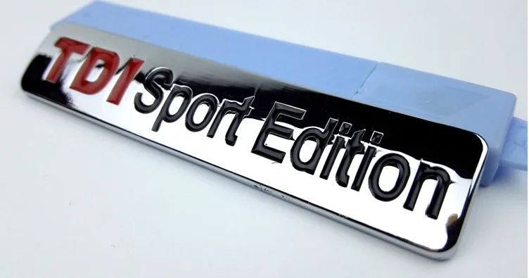 Задняя наклейка из АБС материала TDI SPORT EDTION для Volkswagen VW Golf 6 7 GTI CC Sagitar Bora Passat Touran|sticker