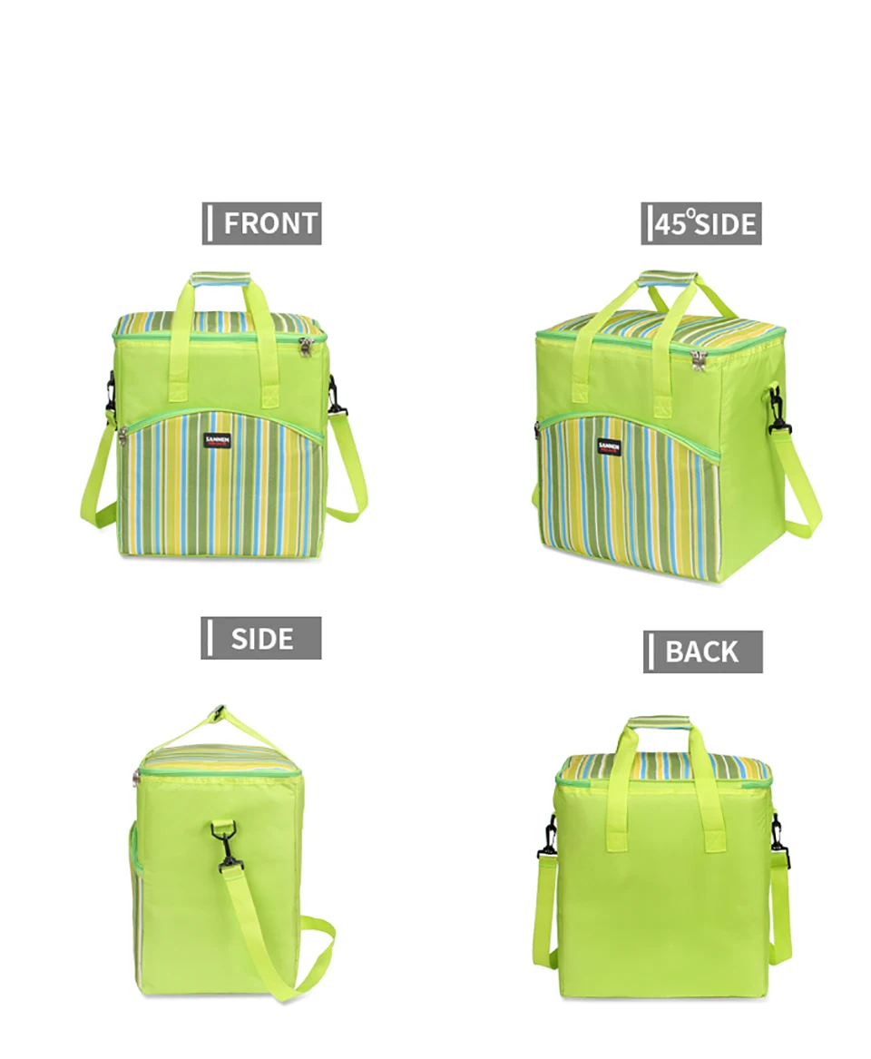 SIKOTE 30L сумки для обедов Bolsa Termica для женщин, утолщенные термоизолированные переносные ланчбокс для пикника, свежая сумка-холодильник