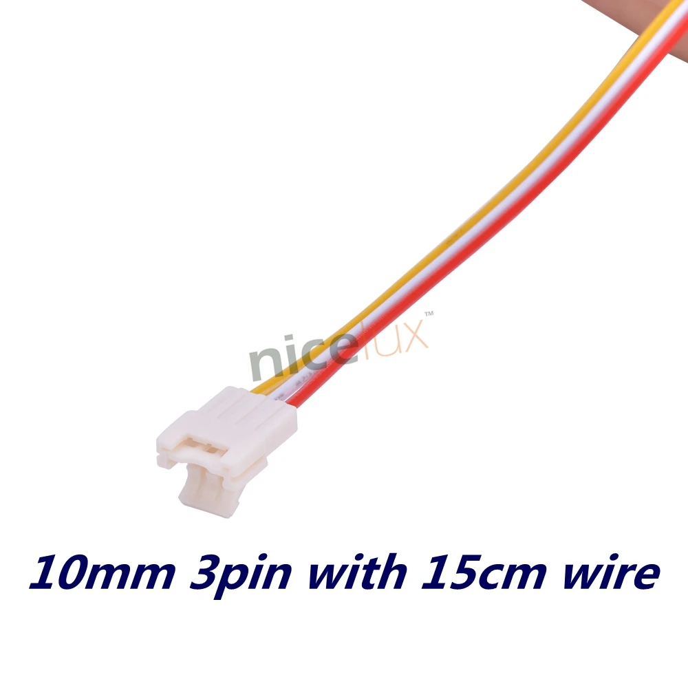 10 шт./лот 2pin 3pin 4pin тонкий соединитель проводник для 8 мм 3528 5050 RGB двойной
