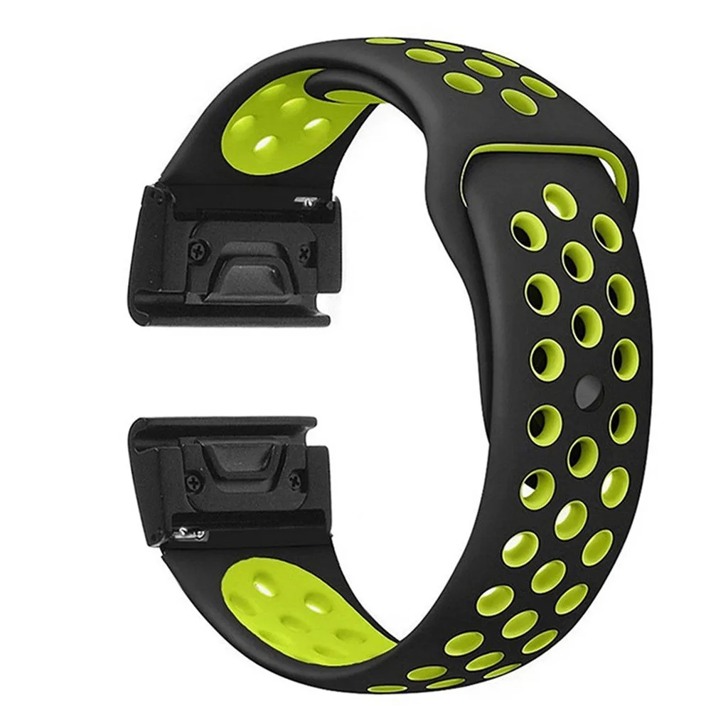 Yellow Силиконовый ремешок для часов для Garmin Fenix 5X/5X Plus Fenix 3/3HR Watch - Цвет: Yellow