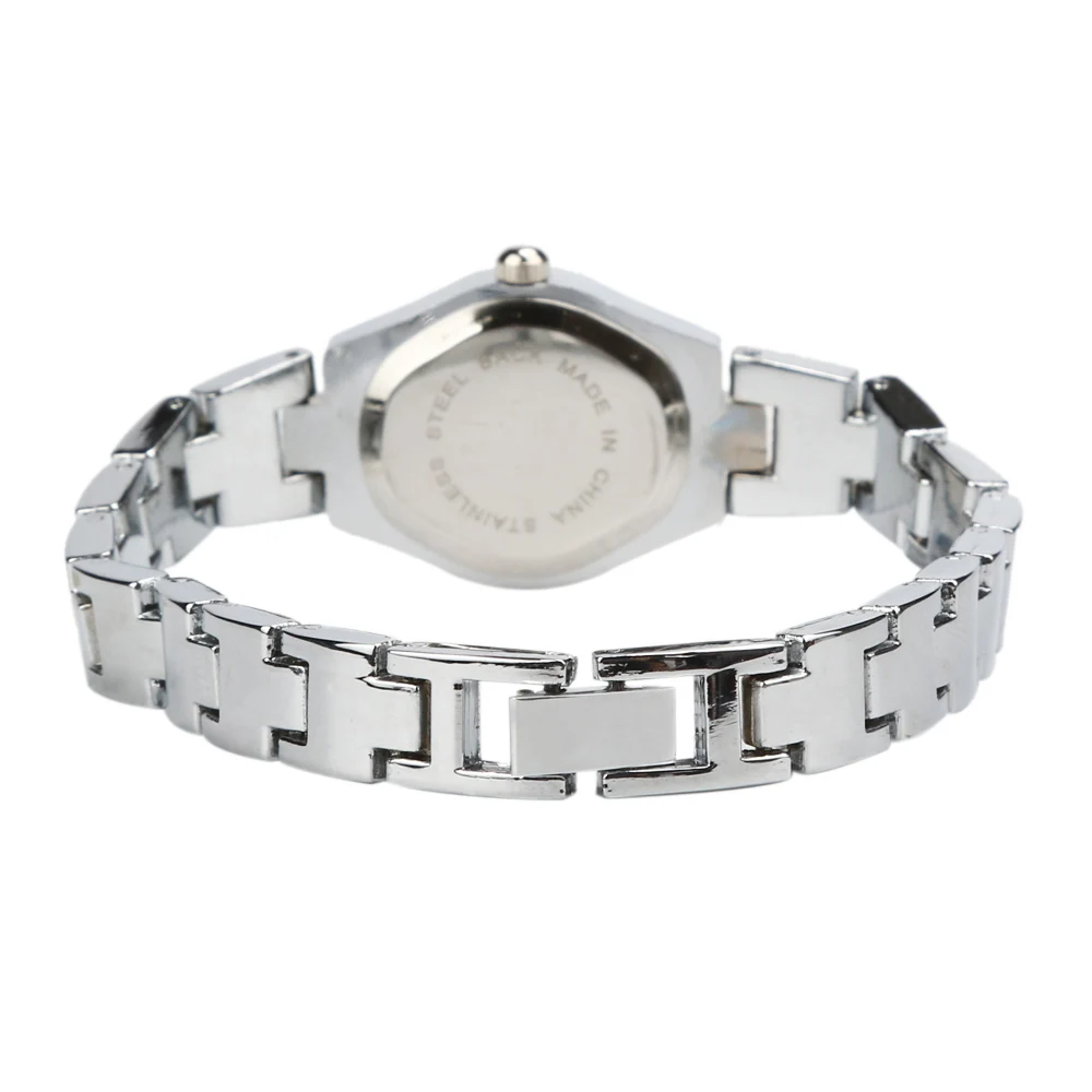 

Luxury Whitw&Black Dial Stainless Steel Watch Women Ladies Fashion Dress Quartz Wrist Watches Relojes Mujer G-002