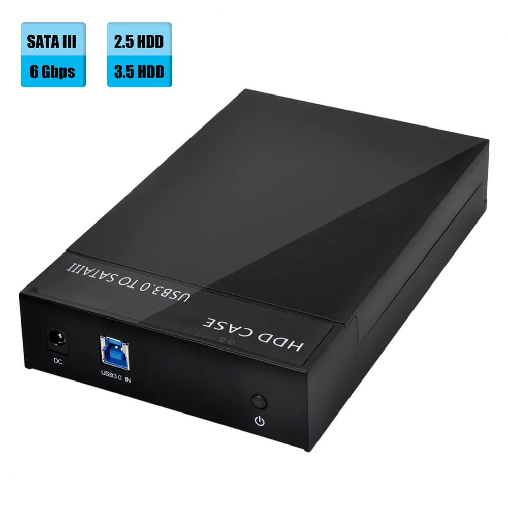 Новейшая версия стандарта США! USB 3,0 двойной совместимый внешний 2," 3,5" дюймовый SATA жесткий диск Корпус SSD HDD диск Портативный чехол