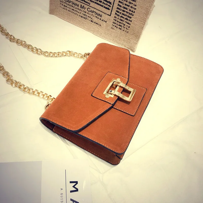 Сумка на плечо из нубука и кожи с металлической застежкой|bags ect|bag filebag towel |