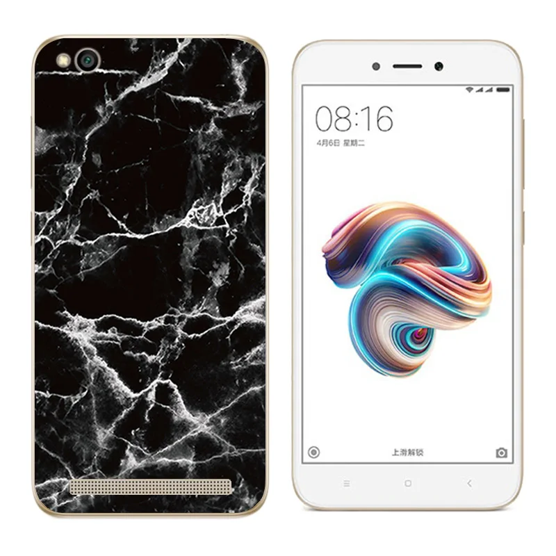 Soft Case for Xiaomi Redmi 5A 5.0 inch Back Cover Pine Printing Silicone Phone Clear 5 A Coque |