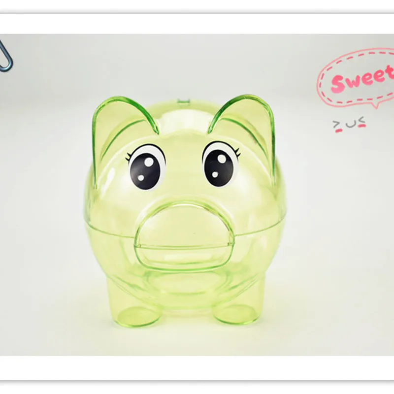 Детская мультяшная свинья Копилка Розовый росток свинья|Копилки для денег| |