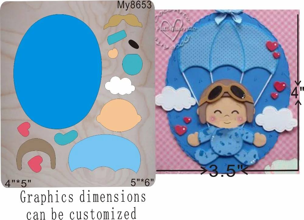 DIY wood moulds die cut accessories wooden Regola Acciaio Die Misura/ MY | Дом и сад