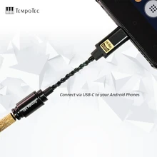 TempoTec Sonata HD TYPE C до 3,5 мм усилитель для наушников адаптер ЦАП для телефонов ПК Android MAC