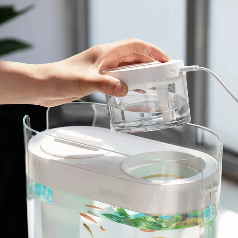 Xiaomi Mijia HFJH геометрический аквариум Aquaponics экосистема специальный USB Настольный увлажнитель для дома и офиса