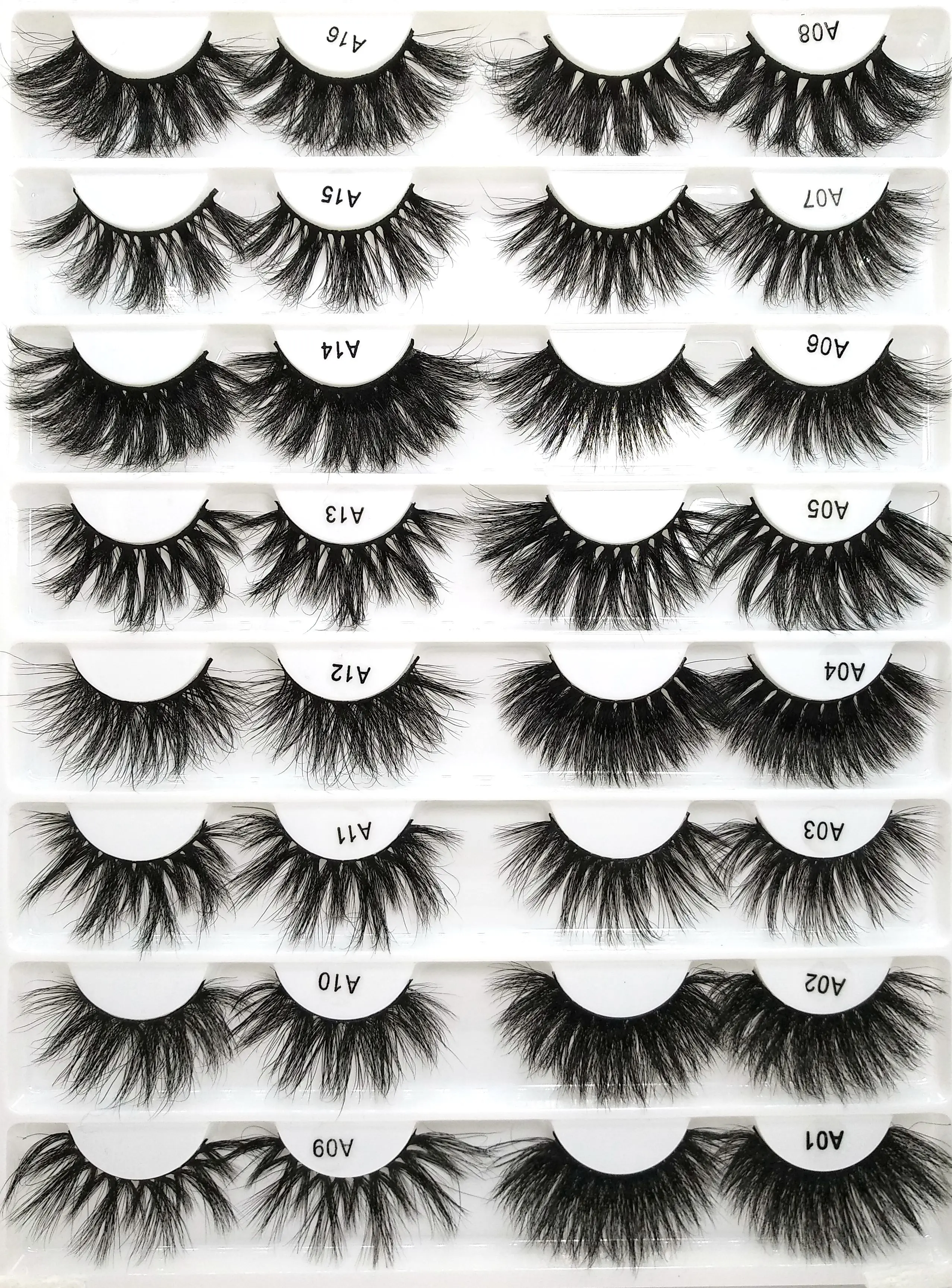 

NEW 25mm 3D Mink Lashes natural handmade volume soft Crisscross lashes long eyelash extension real mink eyelash for makeup