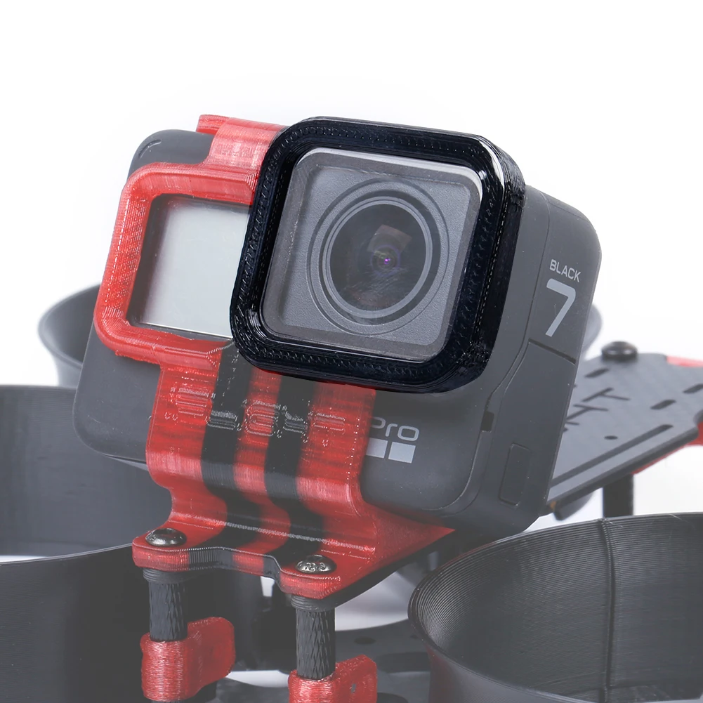 iFlight 3D Printed TPU Gopro camera Holder suit gopro hero 5/6/7 with lens Protector for XL V4/XL LOW/SL5/DC5 FPV frame | Электроника