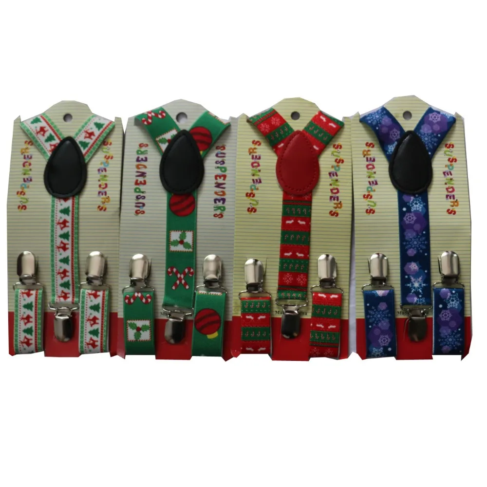 HUOBAO 2019 новые милые детские подтяжки для малышей с регулируемым оленем снежинками