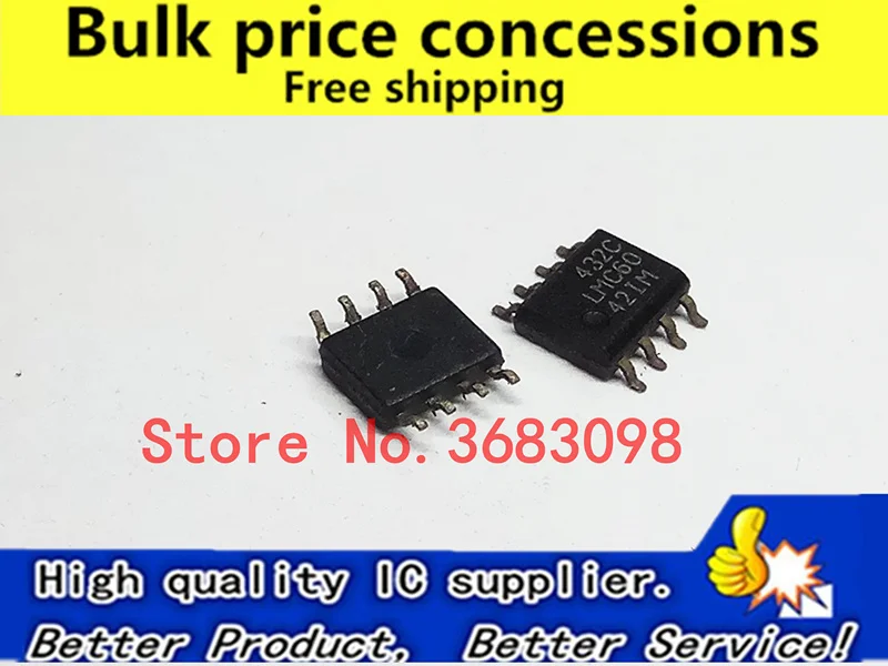 

Free Shipping 10pcs/lot LMC6042IMX SOP8 IC OPAMP GP 100KHZ RRO 8SOIC LMC6042IM LMC60 42IM