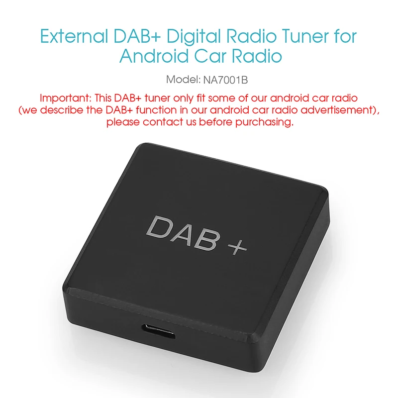 Тыква DAB + Цифровая радио коробка с сенсорным управлением для тыквы автомобильный