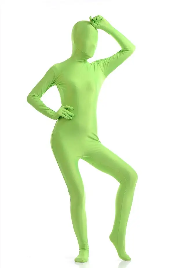 Высокое качество Zentai костюмы полный тело лайкра косплей одежда кожа костюм комбинезон костюмы на Хэллоуин Взрослый комбинезон унисекс