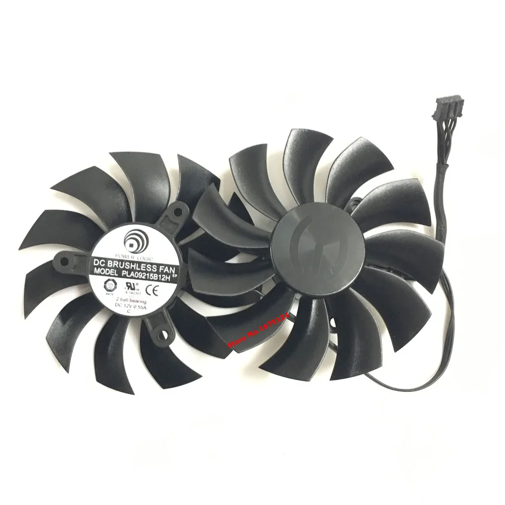 Кулер для видеокарты VGA 2 шт./лот 4 контакта EVGA GTX970 ACX2.0 | Компьютеры и офис