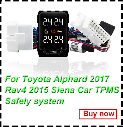 Для Toyota Camry Prado Prius Corolla OBD TPMS монитор давления в шинах Охранная Сигнализация напоминание о усталости цифровой блок