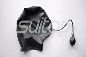 Капюшон из натурального латекса без металлического замка