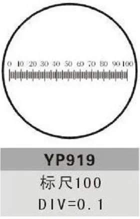Калибровочная сетка FYSCOPE (0 1 мм) Микрометрическая с 10 делениями диаметром 20 4 мм |