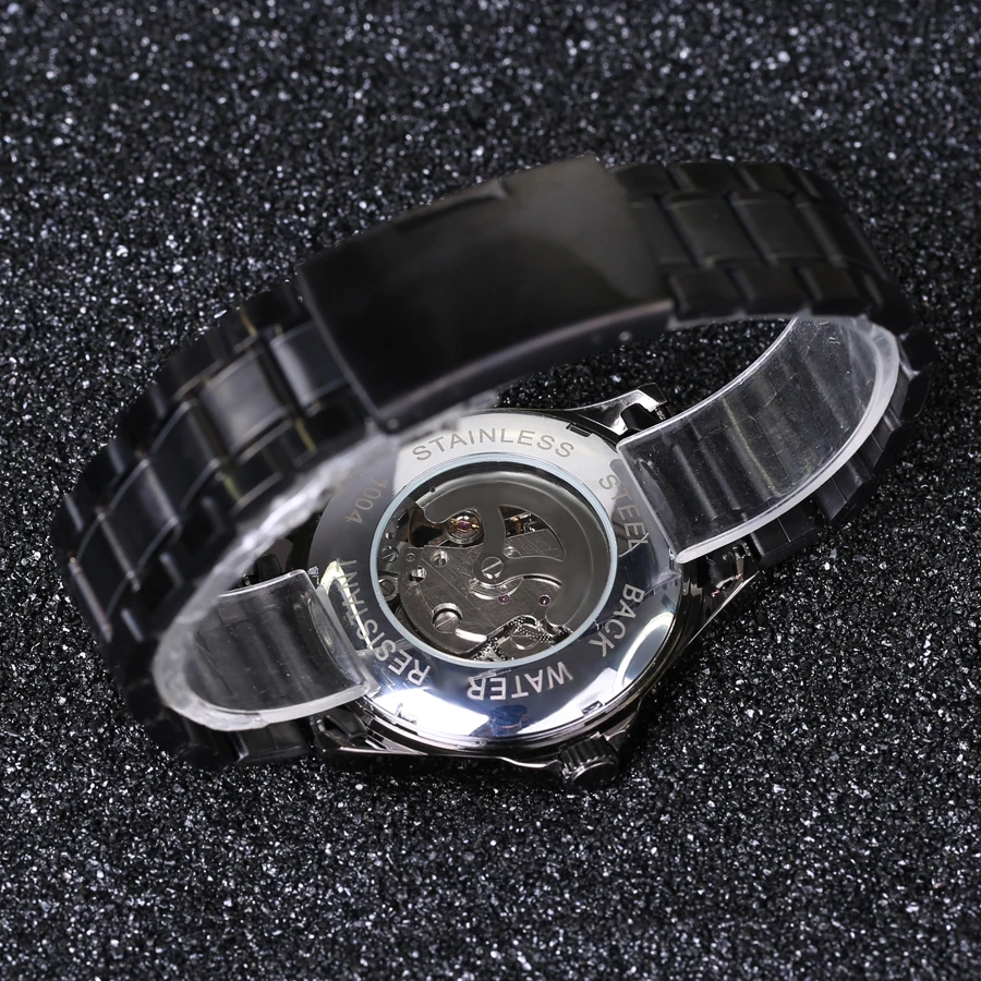 Часы мужские механические автоматические классические в стиле стимпанк |