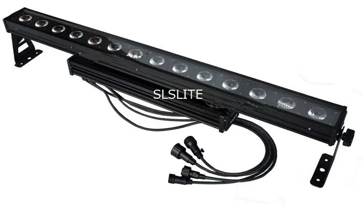 Светодиодная лента rgb 4 шт. уличная настенная лампа для мытья ip65 14x30 Вт 3 в 1 cob dmx