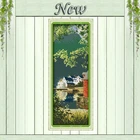 Норвежский пейзаж, diy живопись, домашний декор, рассчитано на холст DMC 11CT 14CT наборы для вышивки крестиком, наборы для вышивки