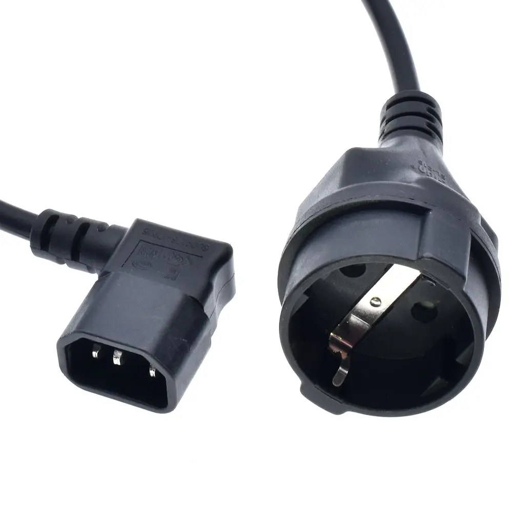 UPS/PDU силовой провод IEC 320 C14 to CEE 7/7 Европейский Женский переходник Schuko медный 3.* 1 5