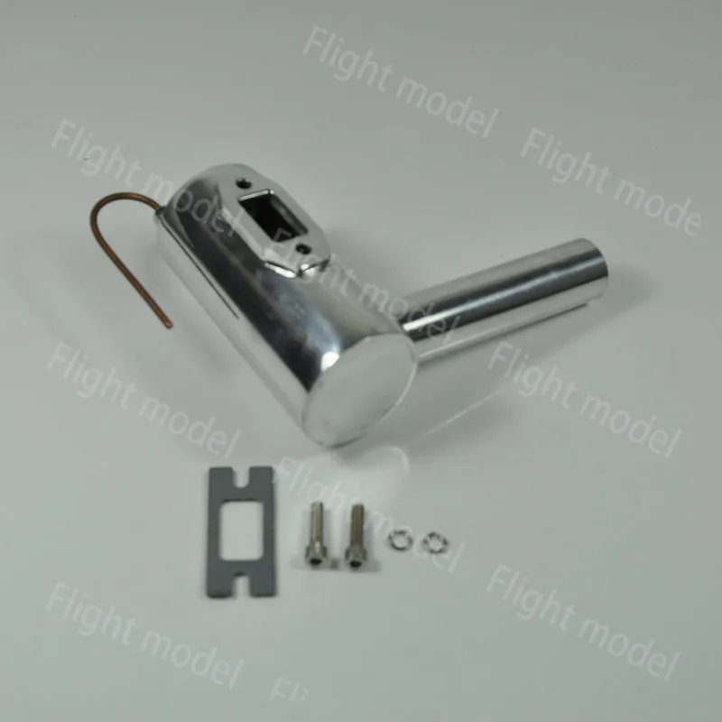 Боковой глушитель DLE55 выхлопная труба с комплектом аксессуаров для двигателя /