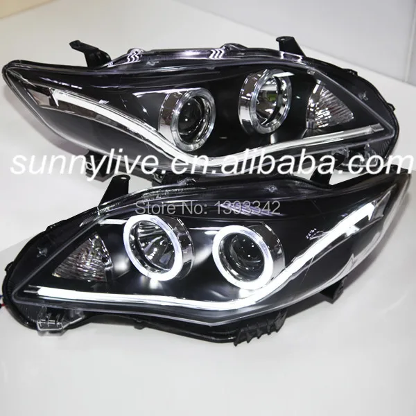 Светодиодная лента ангельские глазки для TOYOTA Corolla Altis 2011 2012 года YZ|lamp electronic|lampa8 phone