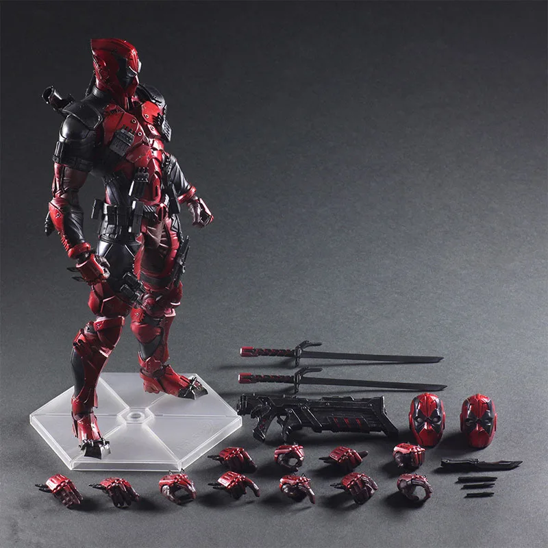 27 см X-men Play Arts Дэдпул супер герой мертвый бассейн ПВХ фигурка модель игрушки кукла