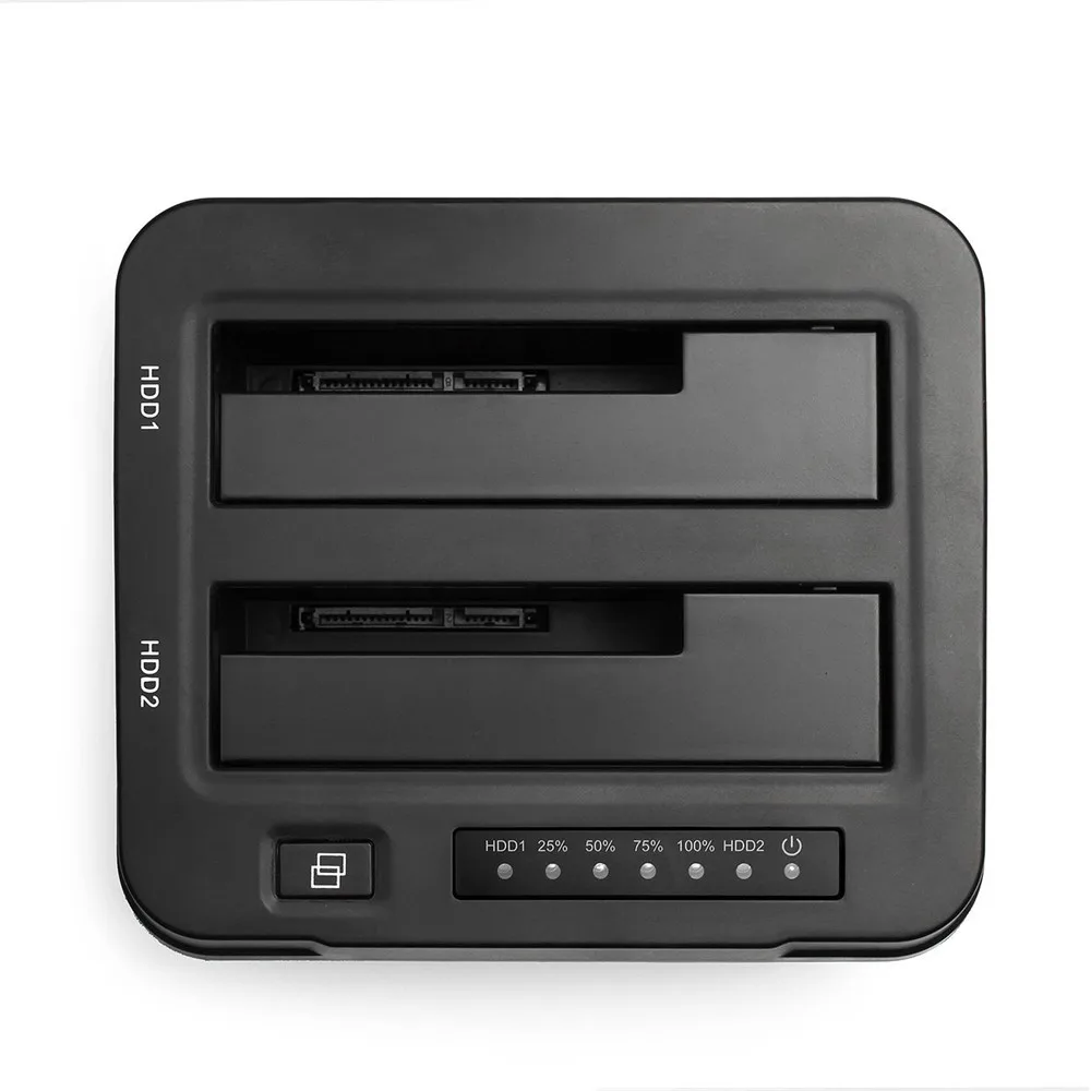 Алюминиевый двойной отсек USB 3 0 на SATA внешний жесткий диск Док станция с