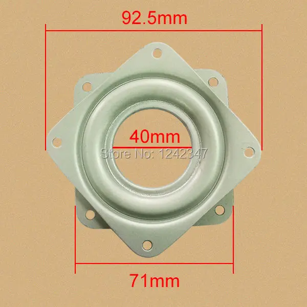 Вращающийся Кронштейн Lazy Susan для ТВ стула 71 мм 4 шт.|plate bracket|plate bearingplate display |