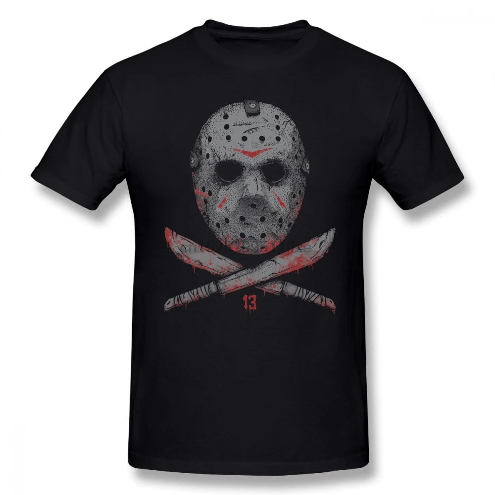 Friday 13 Футболка Friday The 13th футболка с коротким рукавом Повседневная футболка ХХХ забавная Хлопковая мужская футболка с изображением