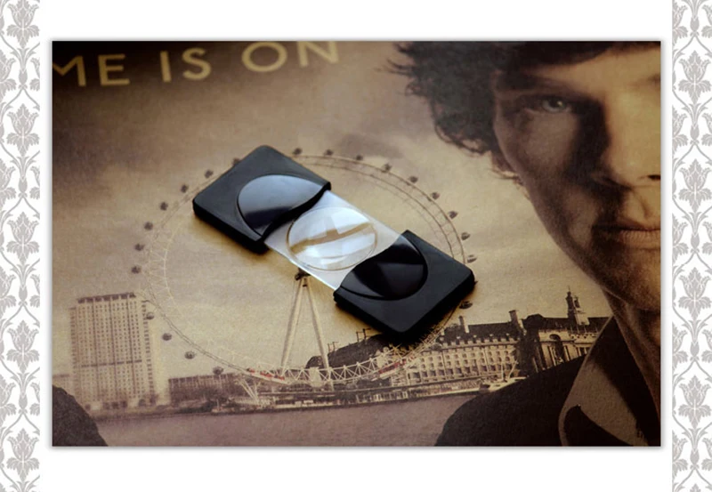 Foldable Mini Sherlock Holmes Magnifying Glass - Loupe Lens for Reading, Detective, and Doctor Strange Fans image 3