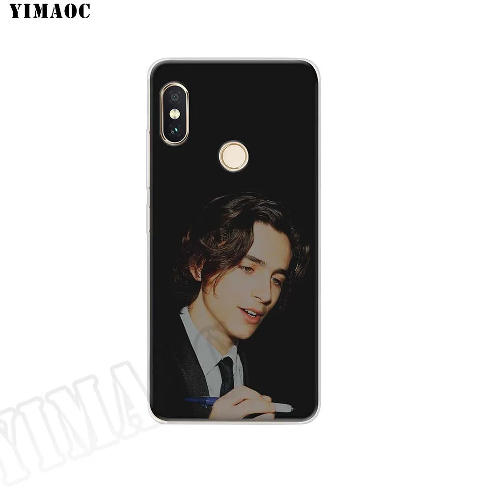 YIMAOC Timothee Chalamet Soft Silicone Case for POCOPHONE F1 Xiaomi Redmi Note 6 7 Pro 6A Mi 8 Lite TPU Cover |