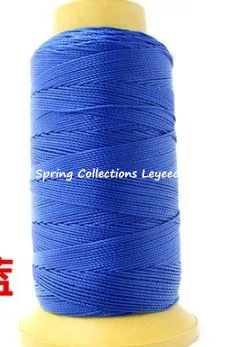 Royal blue 3 шт. 210D/12, 1 мм высокопрочная скрепленная нейлоновая швейная нить 200 м/катушка для обивки на открытом воздухе рынок Leyeechi драпировка - Цвет: Royal blue