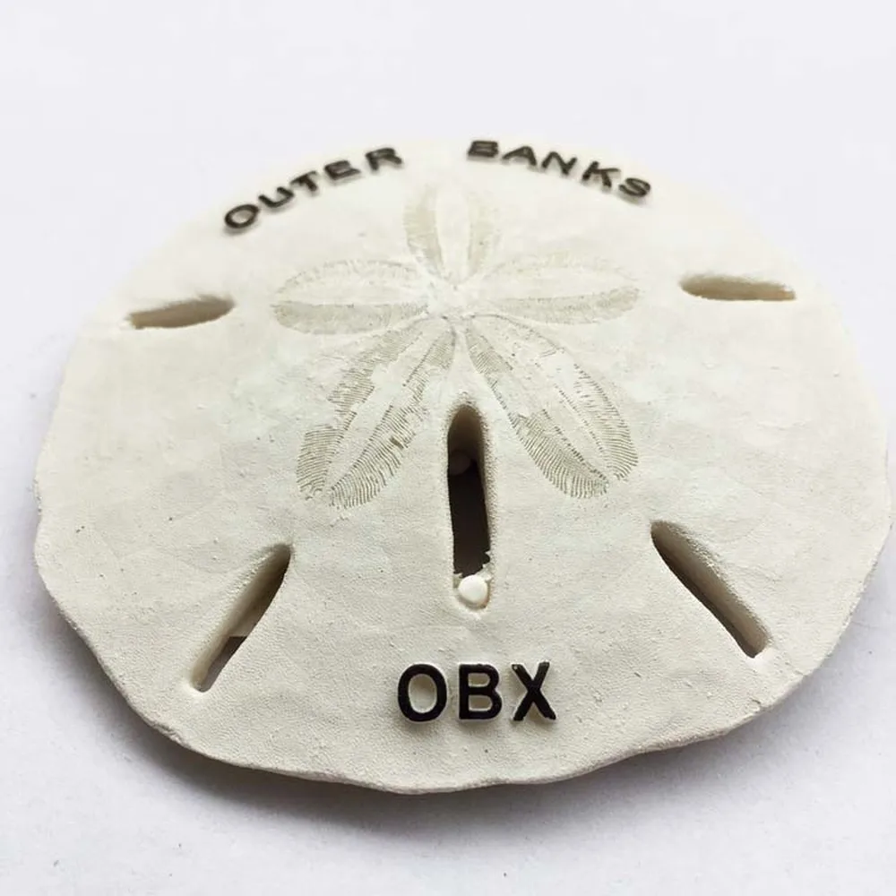 OBX Beach Outer Banks North Carolina USA Fridge Magnets Travel Souvenir Coconut Shell Refrigerator Magnetic Stickers Home Decor|Магниты на
