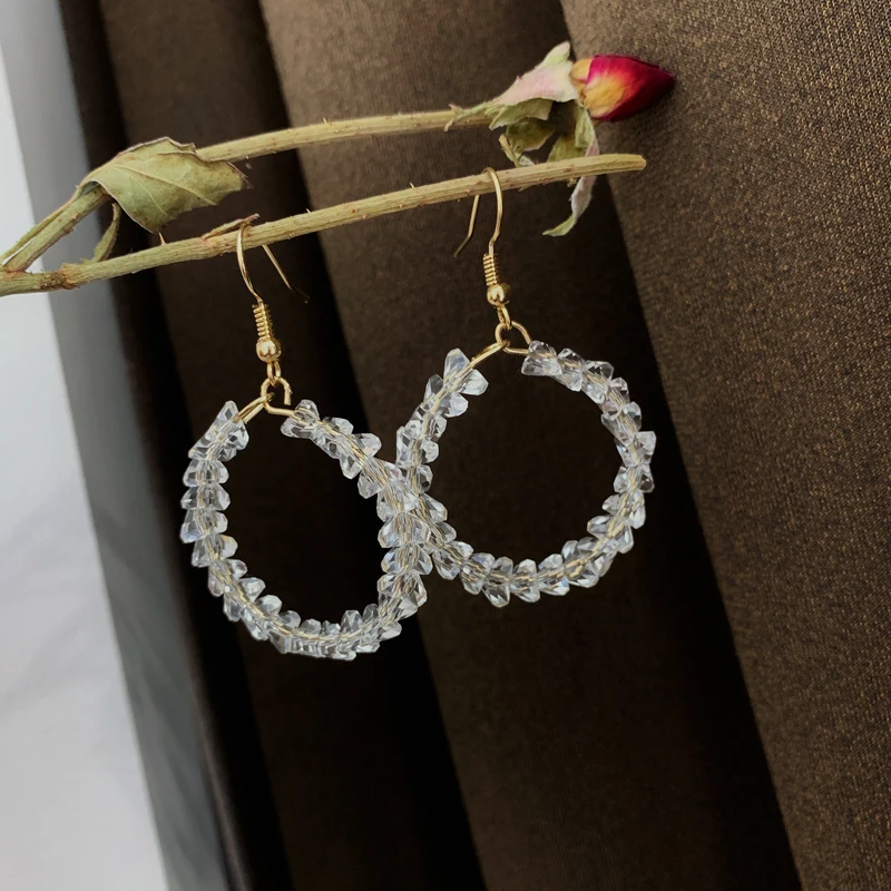 Серьги Корея элегантные для женщин Мода kolczyki oorbellen pendientes mujer moda 2019 застежка кольцо