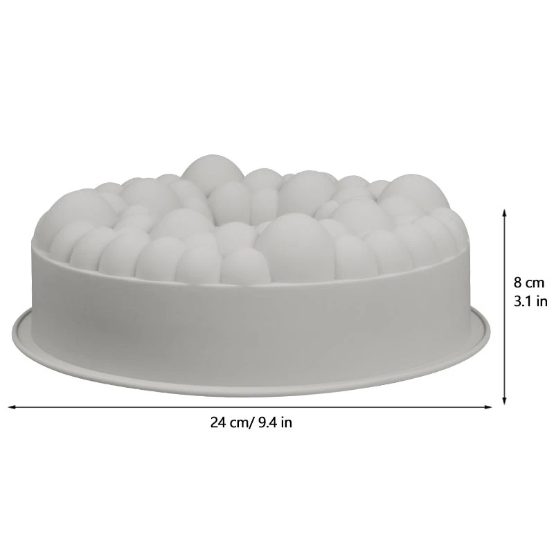 Round Cherry Bubble Cake Molds Silicone Mold Non-stick for Baking Brownie Chiffon Sponge Party Cakes | Дом и сад