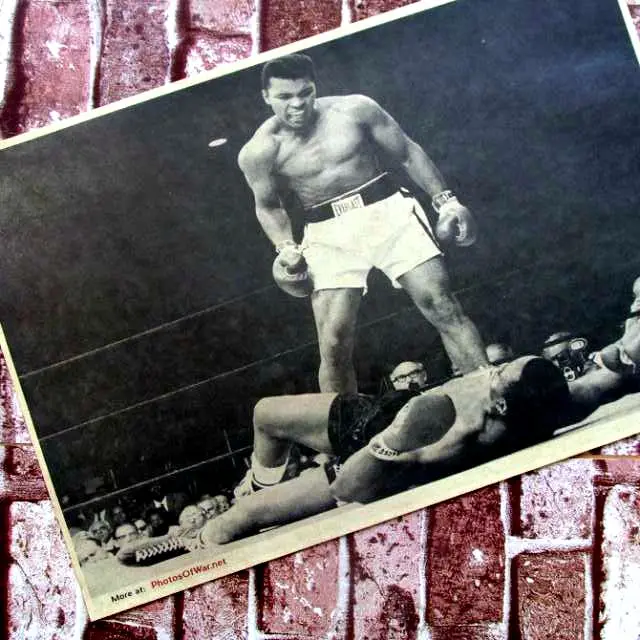 Genius combat boxing champion Мухаммад Али-Хадж фотография Винтаж Декоративные плакаты