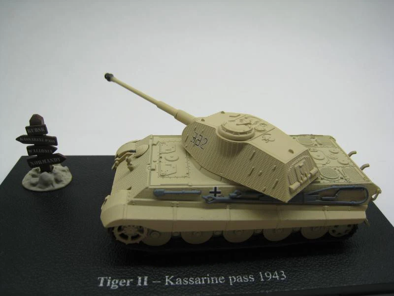 Модель готового изделия Kassarine Pass 1/72 тяжелый танк King Tiger Коллекционная модель из