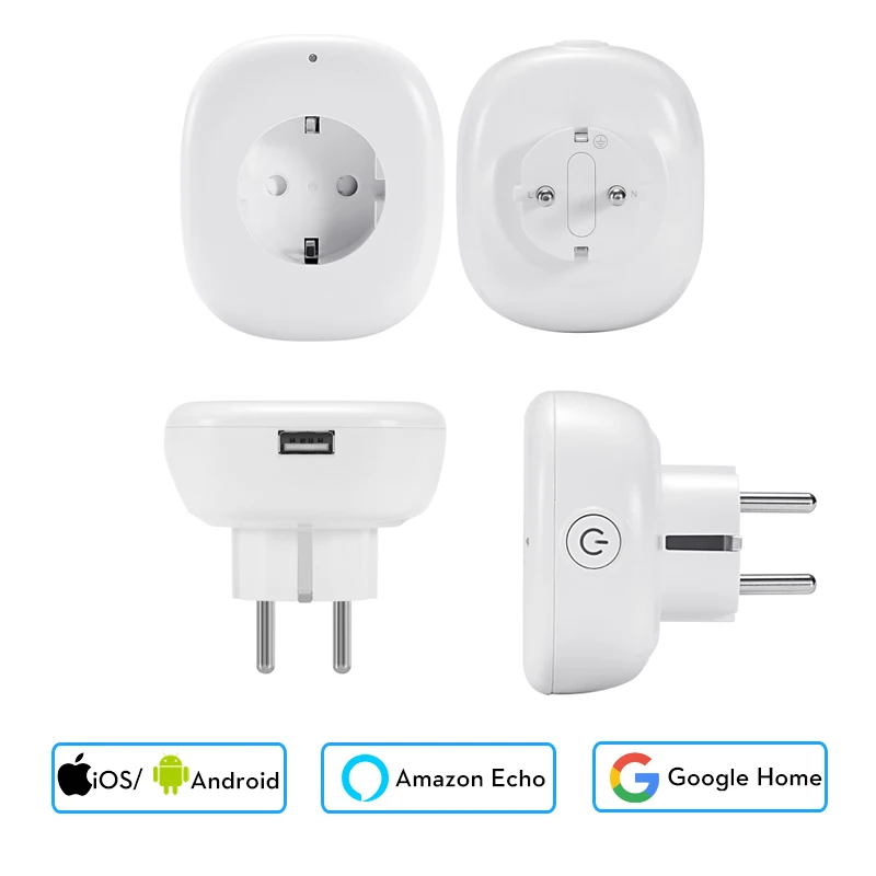 2018 Новый мини Wifi умная розетка EU Power Plug мобильное приложение дистанционное