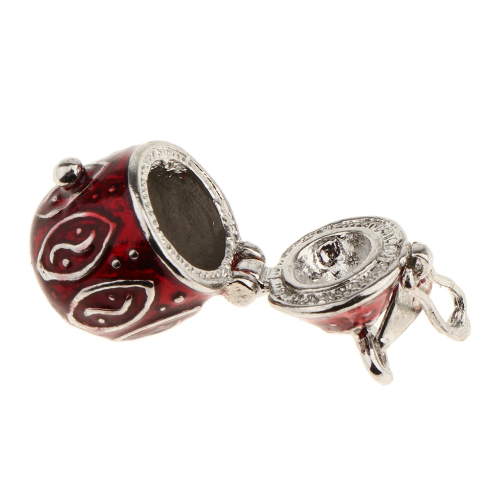 2 шт. эмалированная подвеска в форме сердца открытая сувенир на праха для