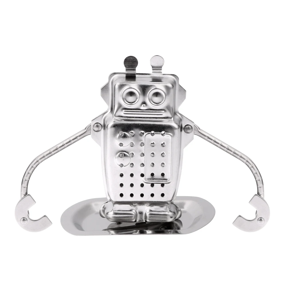 Робот из нержавеющей стали для заварки чая свободный лист диффузор фильтр