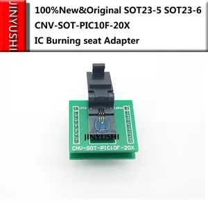 Раскладушка SOT23-5 SOT23-6 CNV-SOT-PIC10F-20X IC адаптер для горения сиденья для тестирования сиденья