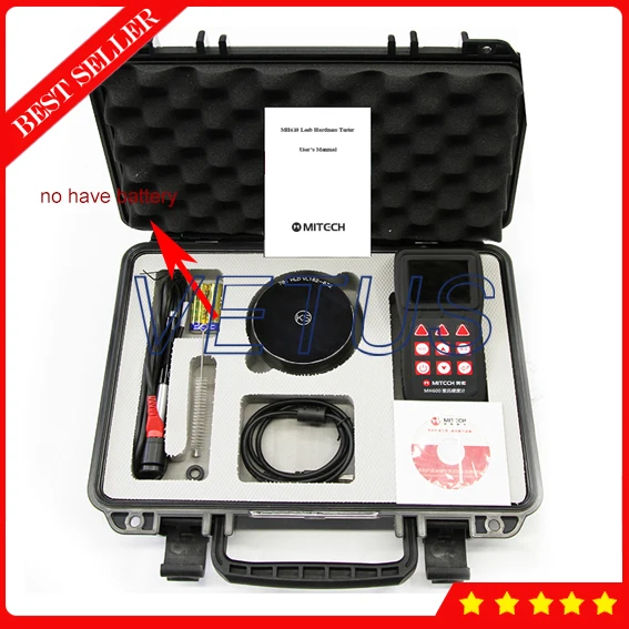 Портативный тестер твердости металла MH600 с цветным ЖК дисплеем цифровое