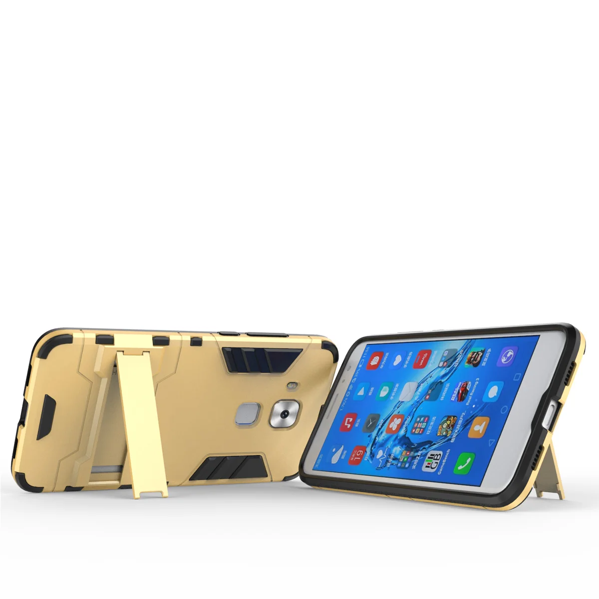 Luxury Iron Man Case Shockproof Armor Hybrid Cover For Huawei nova plus maimang 5 G9 Plus Phone With Bracket Function | Мобильные